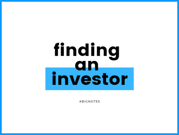 How to find an Investor